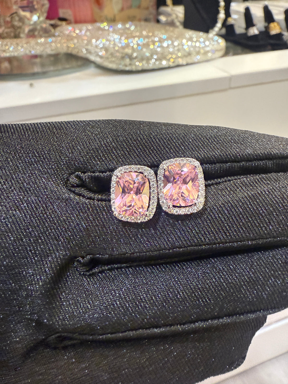 “Blush” Diamond Earrings