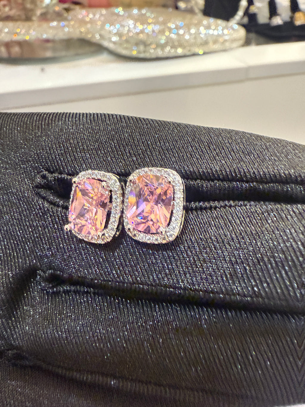 “Blush” Diamond Earrings
