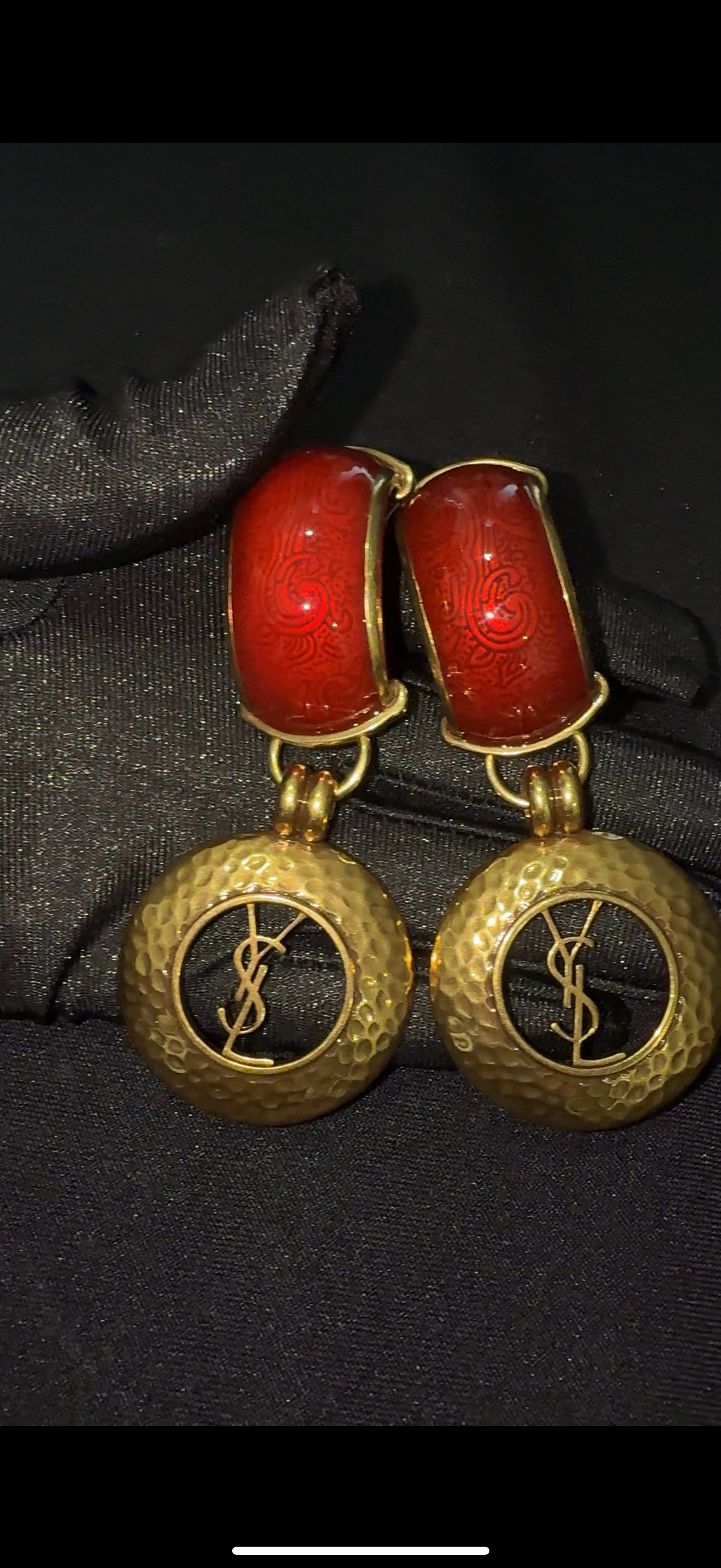 YSL clip-on Earrings