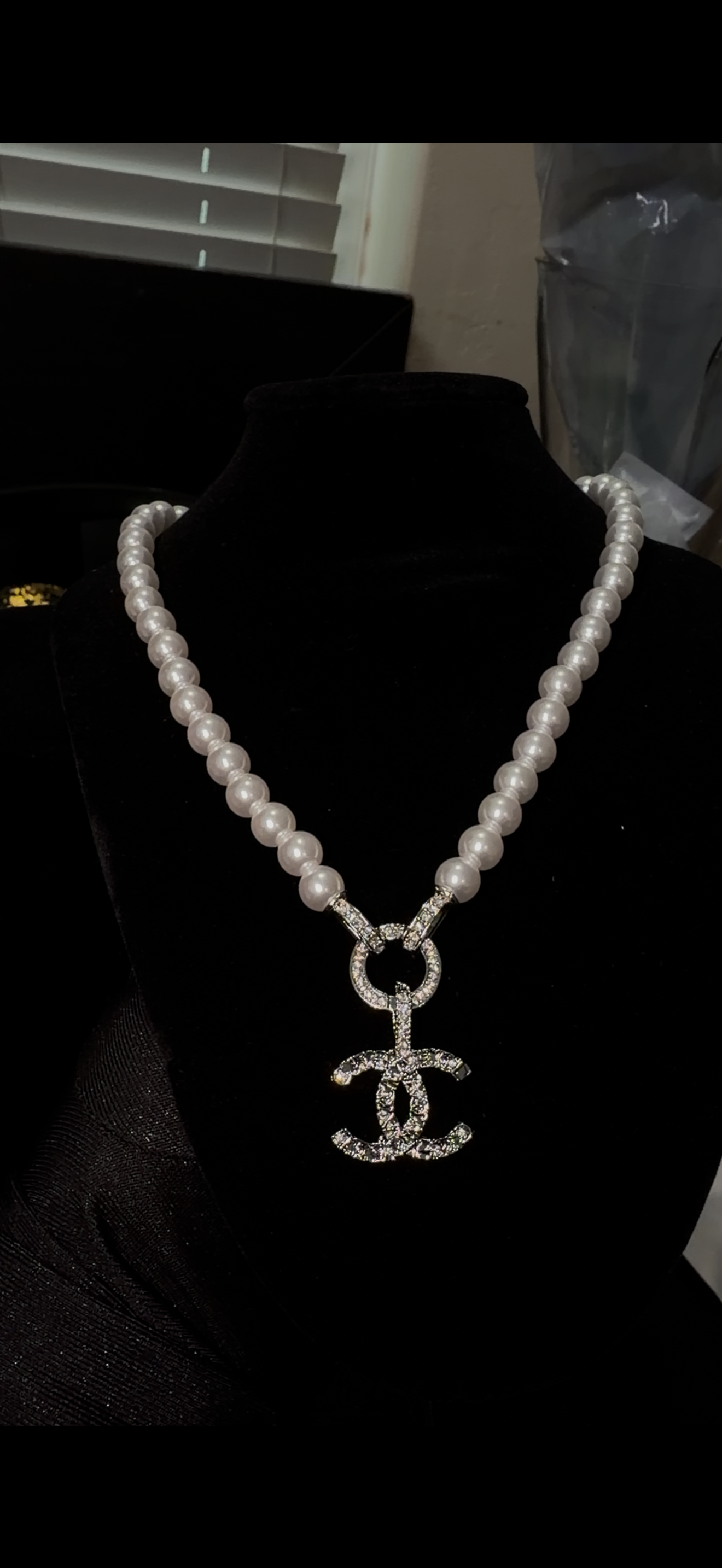 Ivory Icon “CC” Necklace