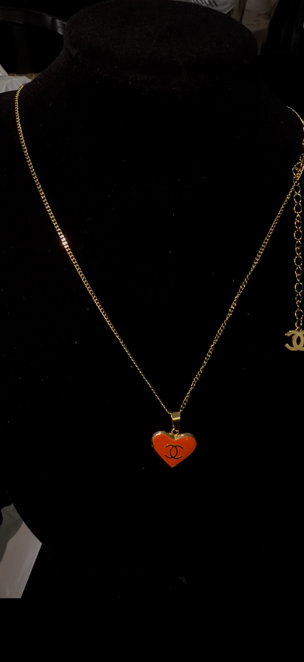 Midnight “CC” Heart Luxe