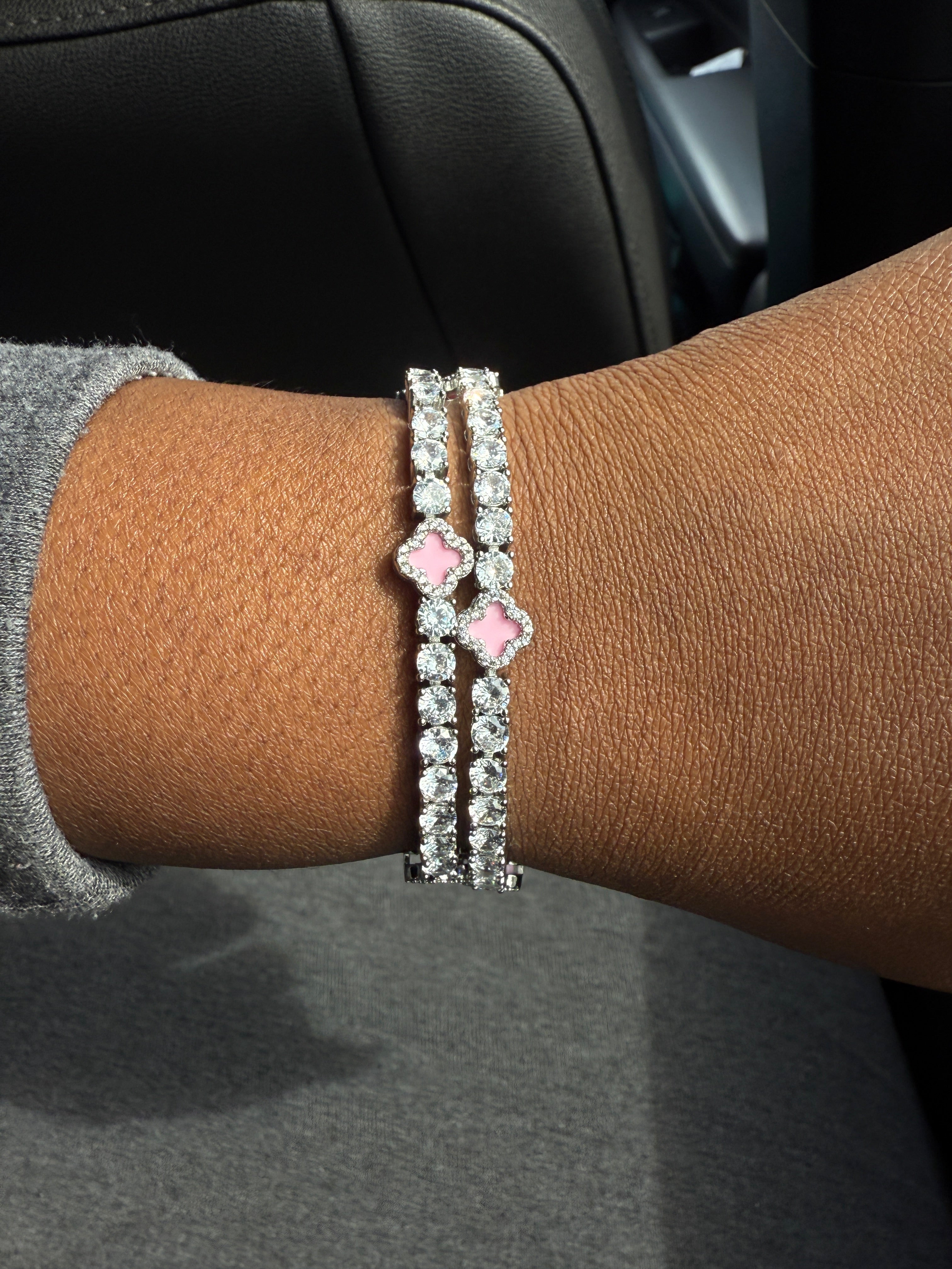Tennis “Pink” Clove Bracelet