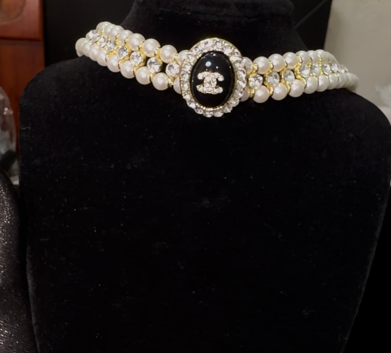 Vintage Royale “CC” Choker
