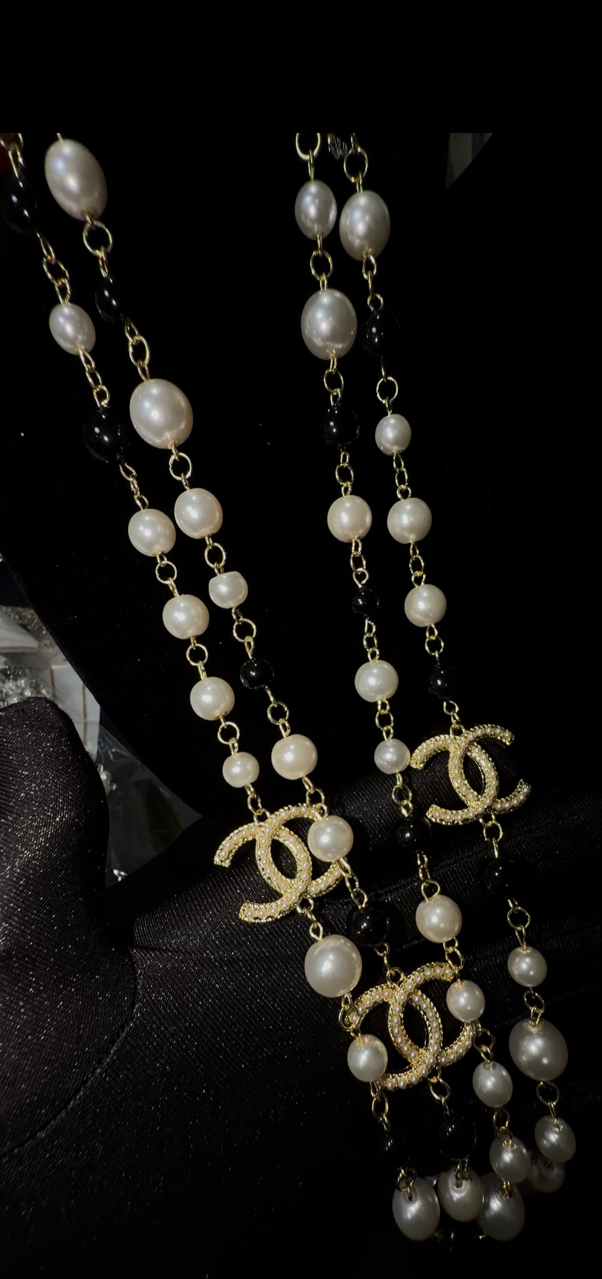 Charm Luxe Initial “CC” Necklace